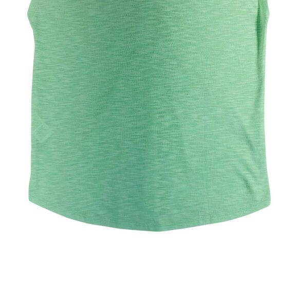 Sleeveless 3 Button V Neck Casual tank top light green tank top Solid size S - Picture 7 of 16
